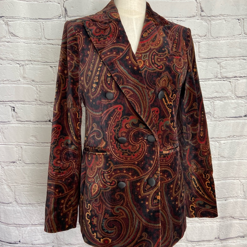 COPY - Banana Republic velour jacket size 2